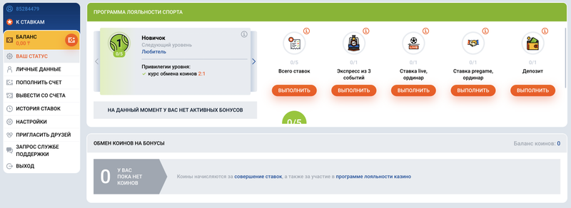  Программа лояльности Мостбет